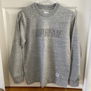 Supreme reflective logo shirt